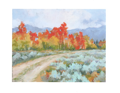 A Fall to Remember watercolor note cards