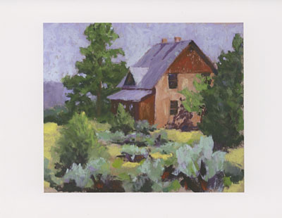 Donner Ranch watercolor note cards