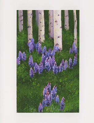 South Park Aspen Garden watercolor note cards