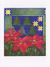 Tuolumne Poinsettia watercolor note card